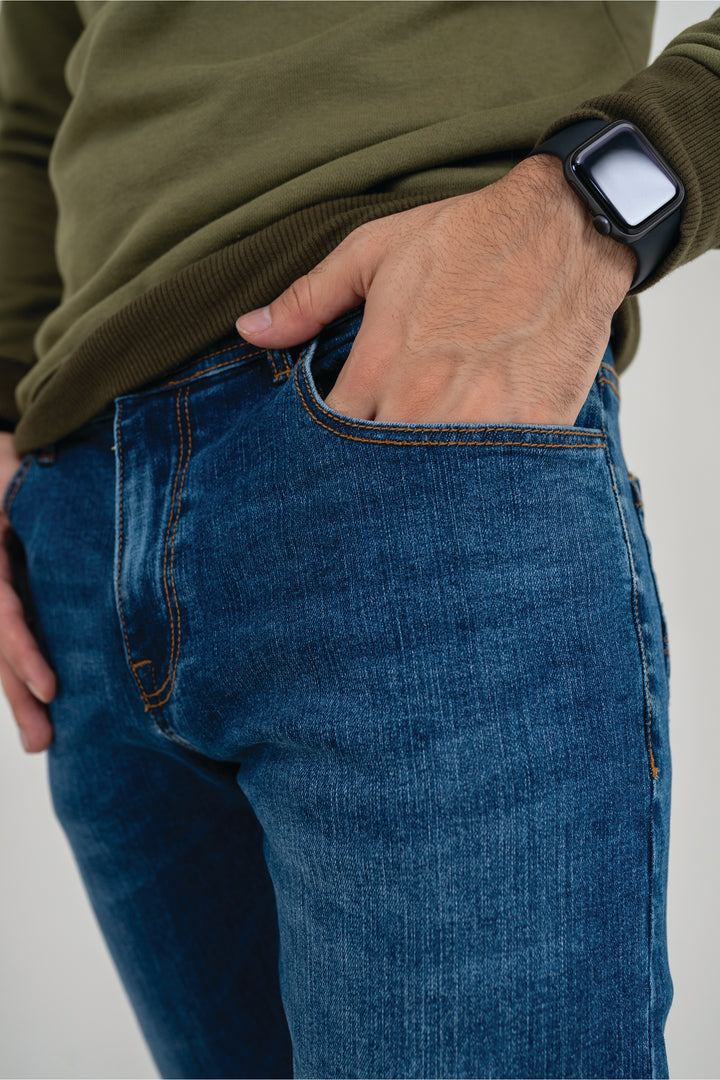 Mid-Blue Smart Fit Jeans Equator