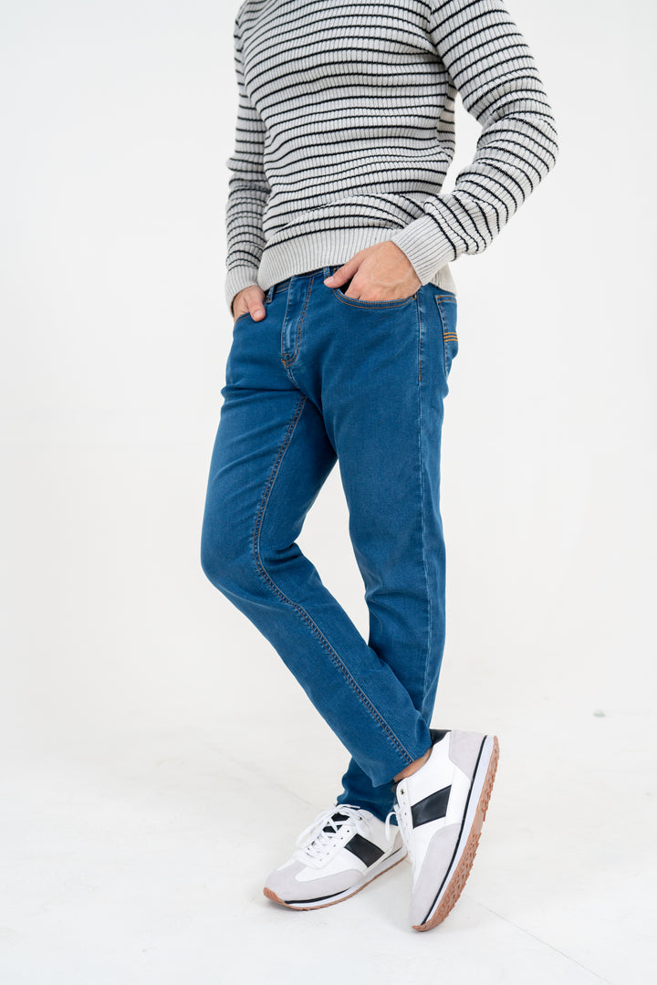 Ink-Blue Slim Fit Jeans Equator