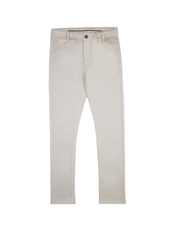 Beige Slim Pants