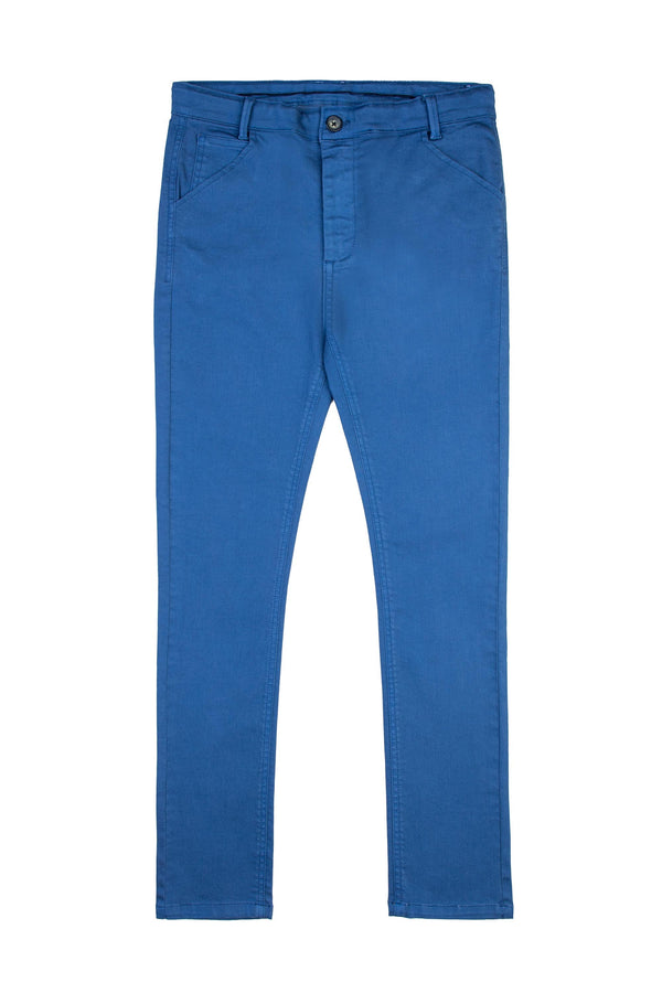 Blue Slim Pants