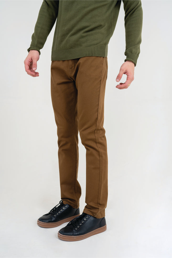 Camel Slim Fit Pants Equator