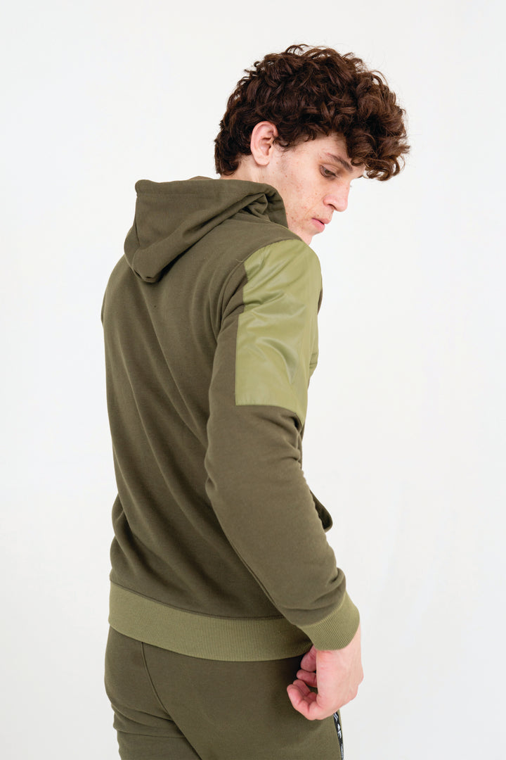 Olive Zipper Hoodie Equator