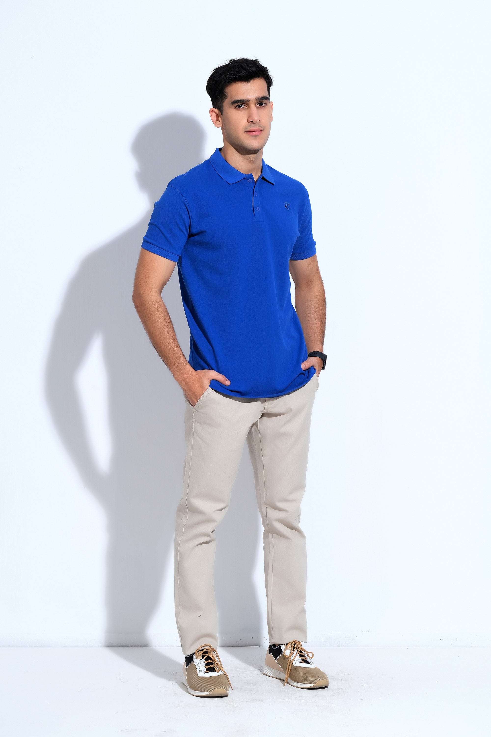 Blue T Shirt Collar HS