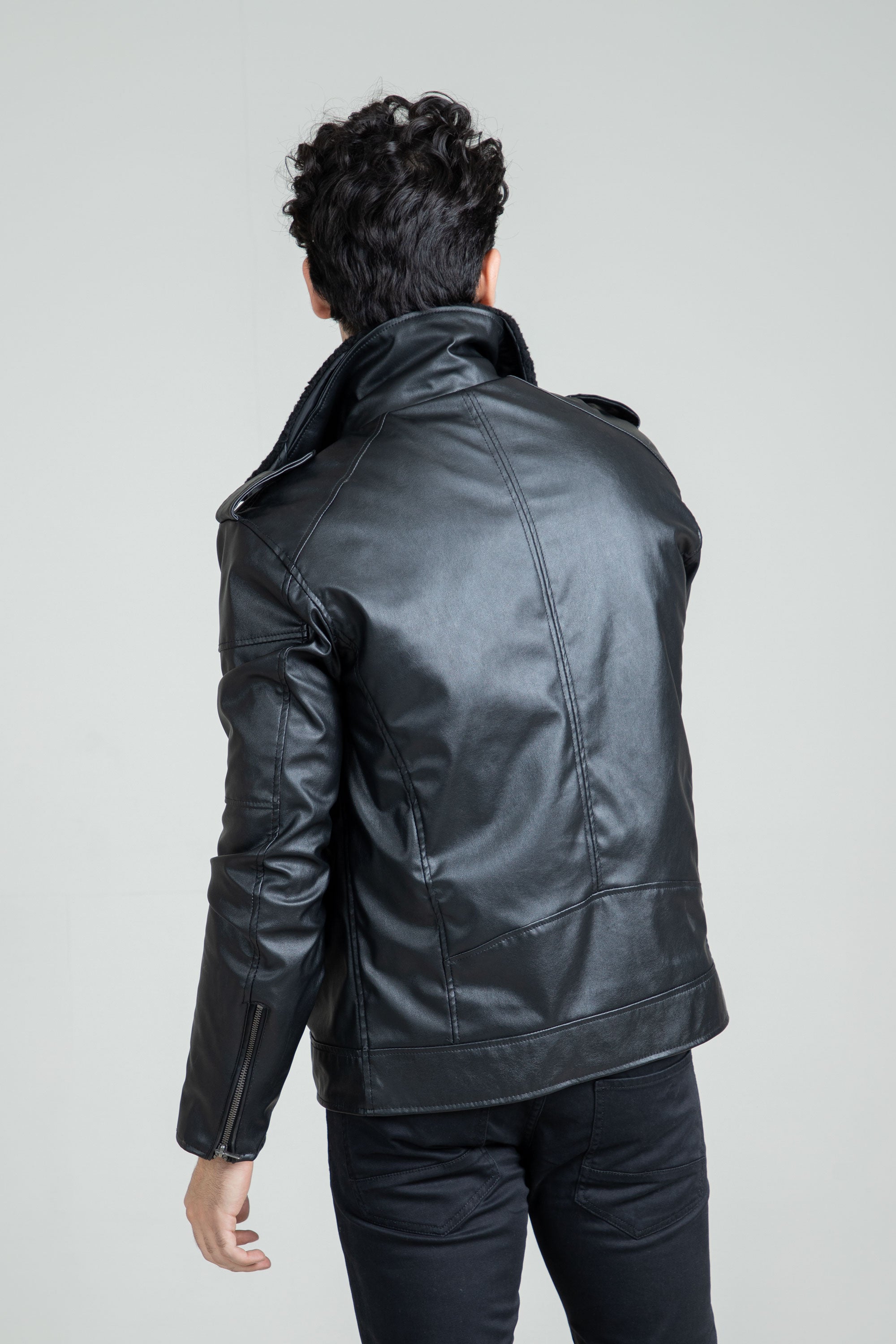 K-Swiss Mens Black Jacket Zip Front Two Side Pockets One Inside Size 105 Cm  L