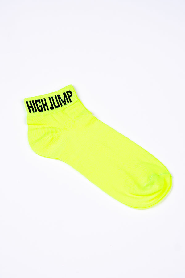 Neon Green Ankle Socks