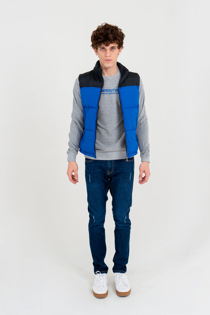 Blue Down Gilet Equator