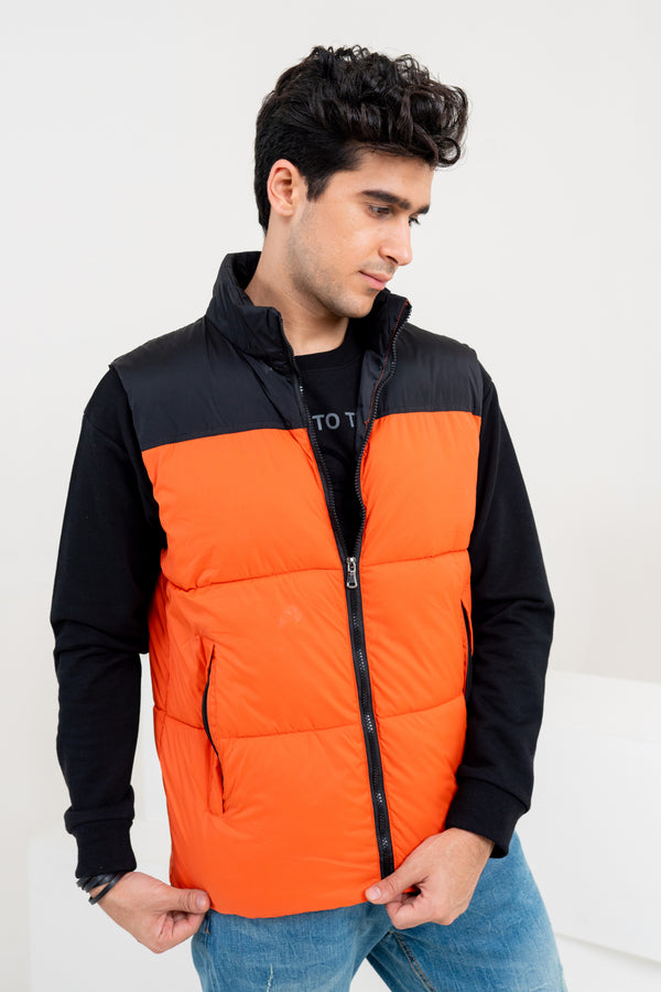 Orange Down Gilet Equator