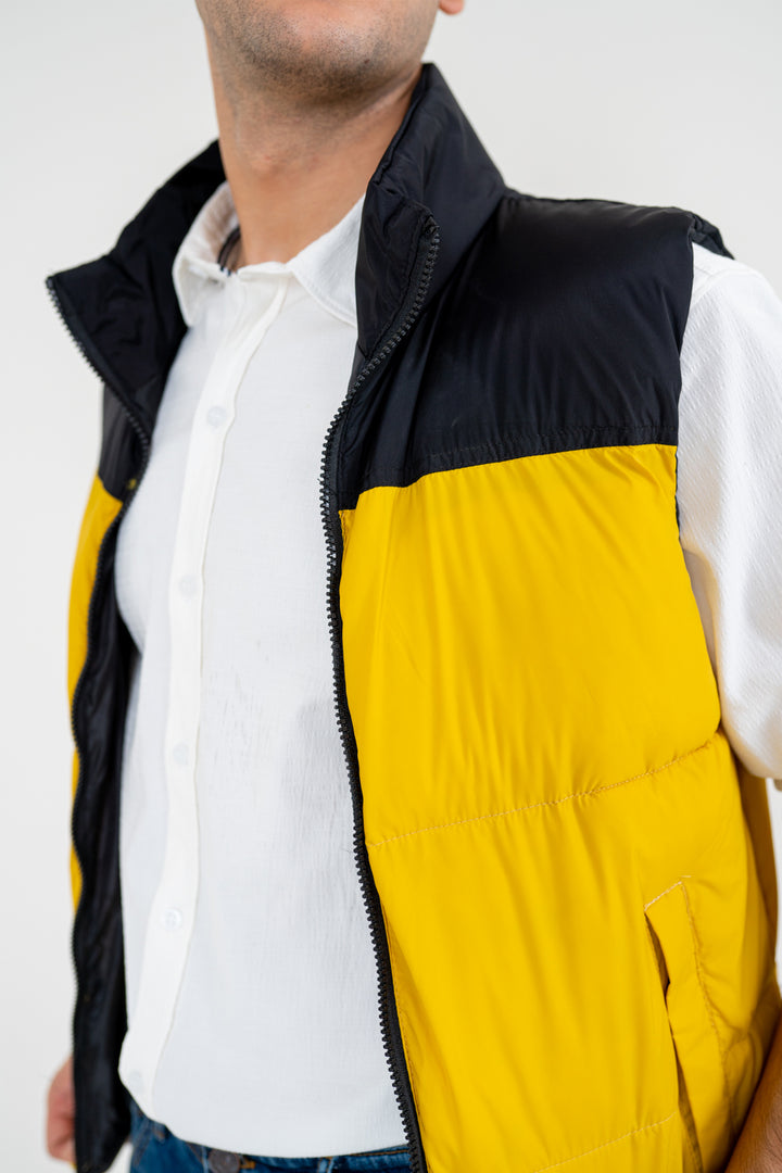 Yellow Down Gilet Equator