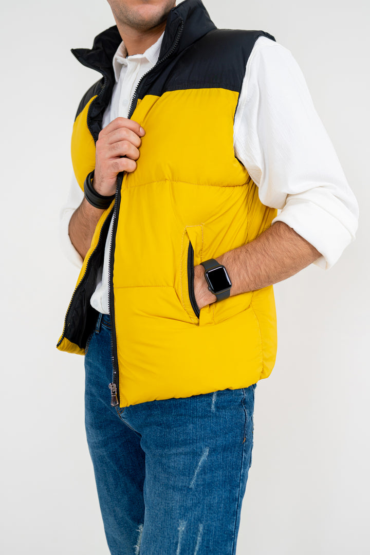 Yellow Down Gilet Equator