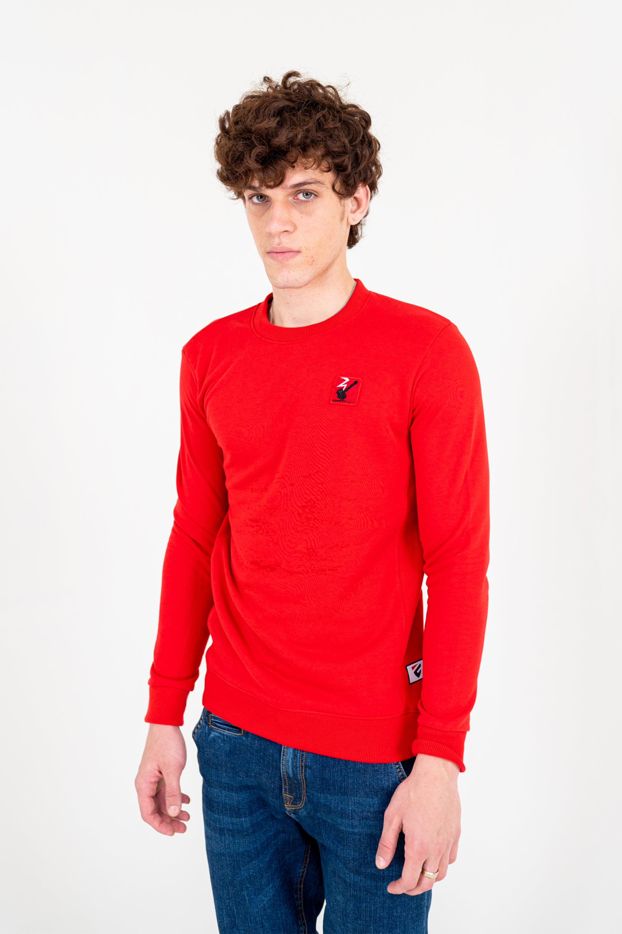 Red Crew Sweatshirt