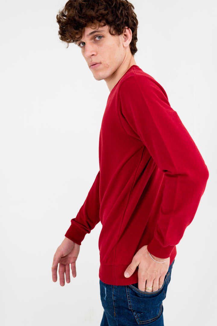 New Routine Sweatshirt-Maroon Equator