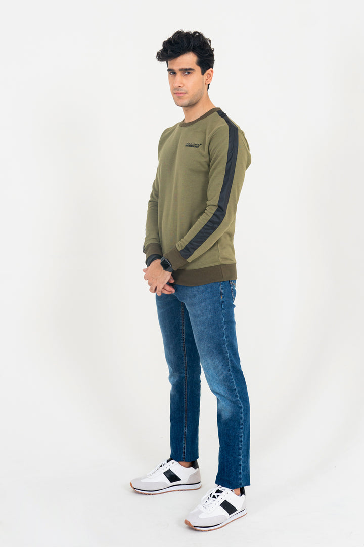 Taped Sleeve Sweatshirt Equator