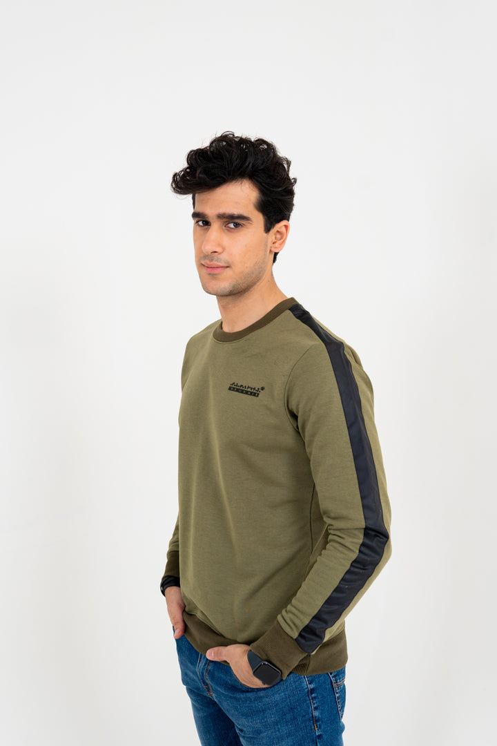 Taped Sleeve Sweatshirt Equator