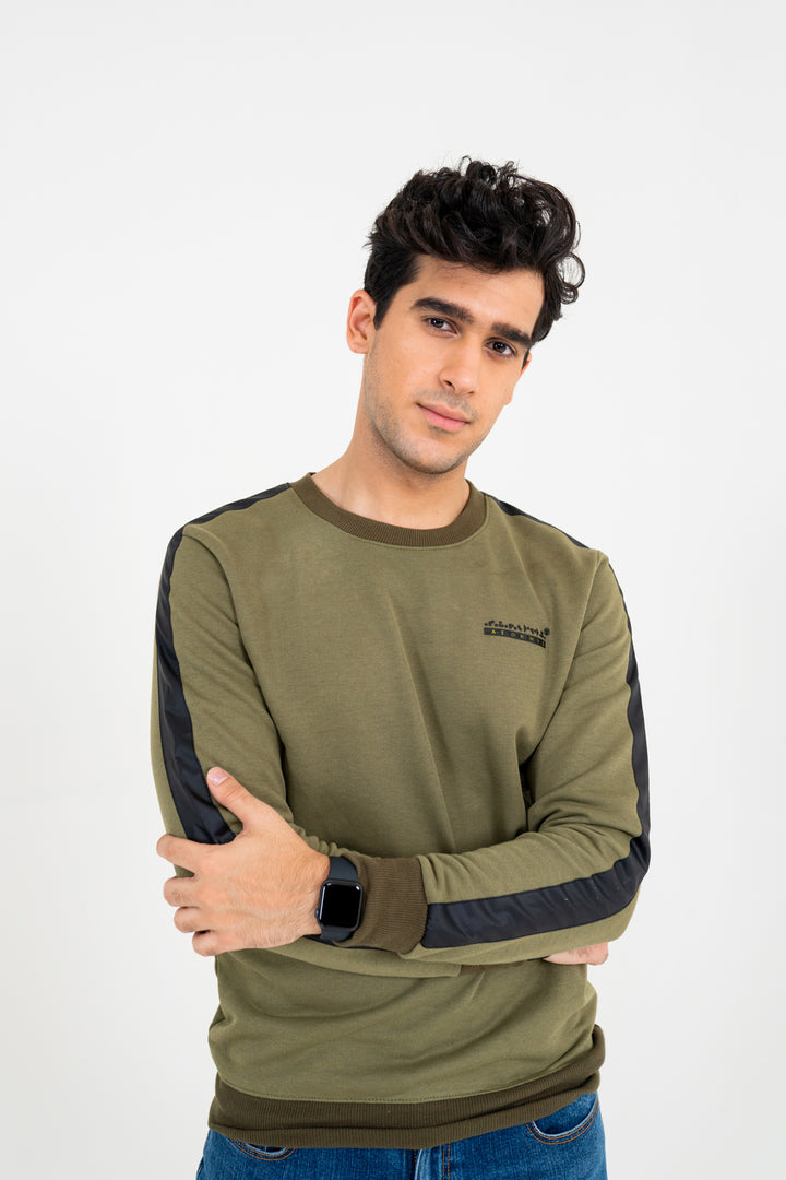 Taped Sleeve Sweatshirt Equator