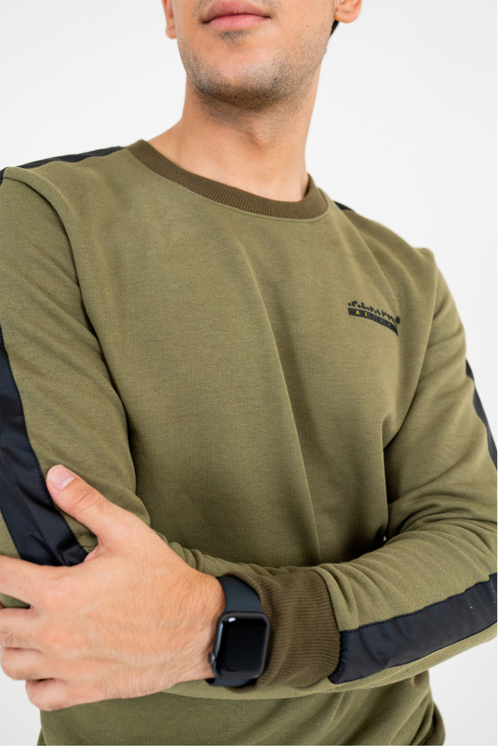 Taped Sleeve Sweatshirt Equator