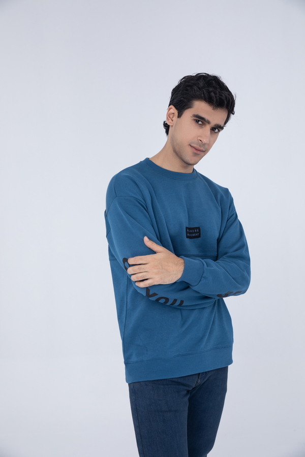 Smart Blue Sweatshirt