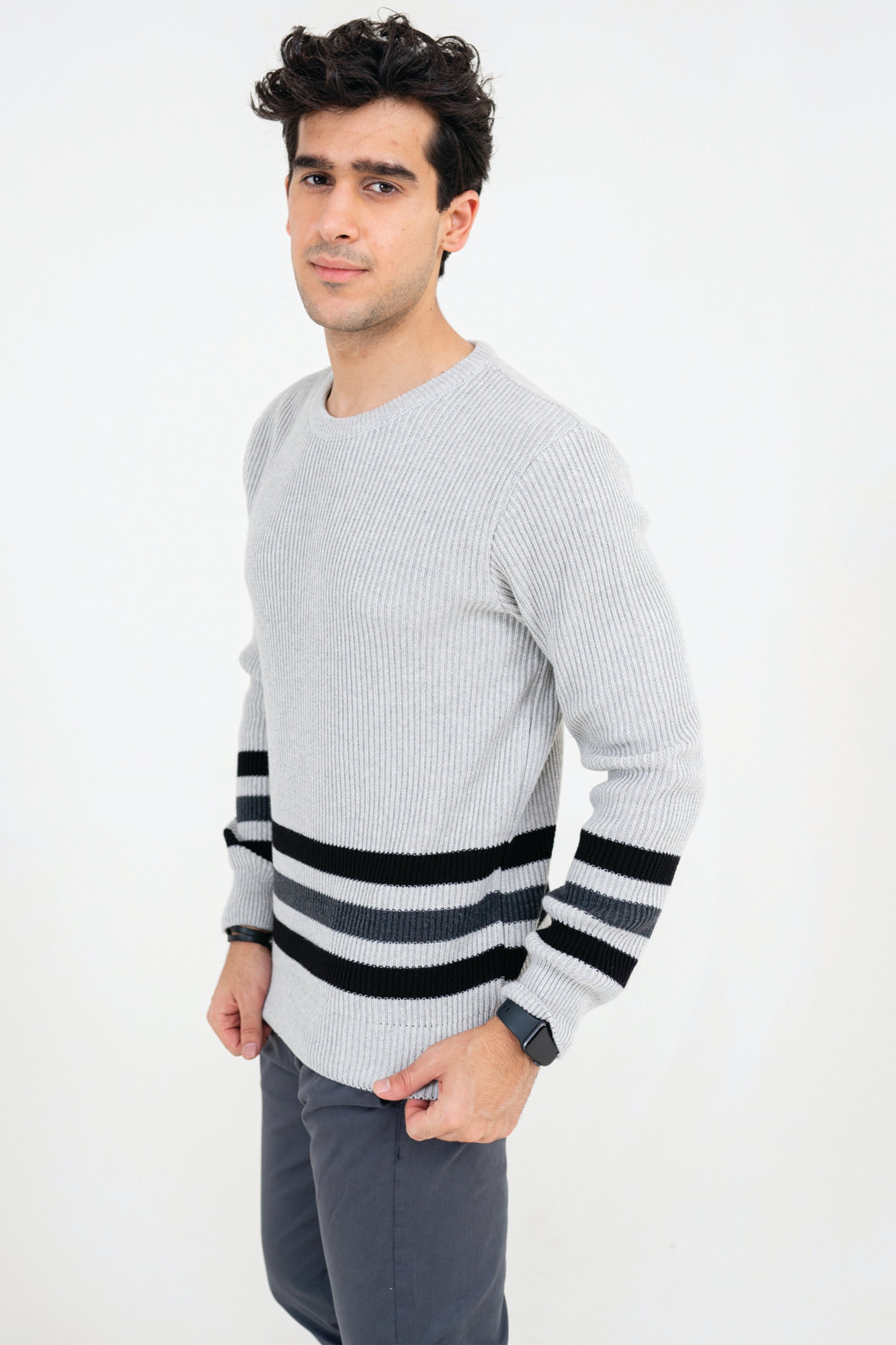 Mist Striped Sweater