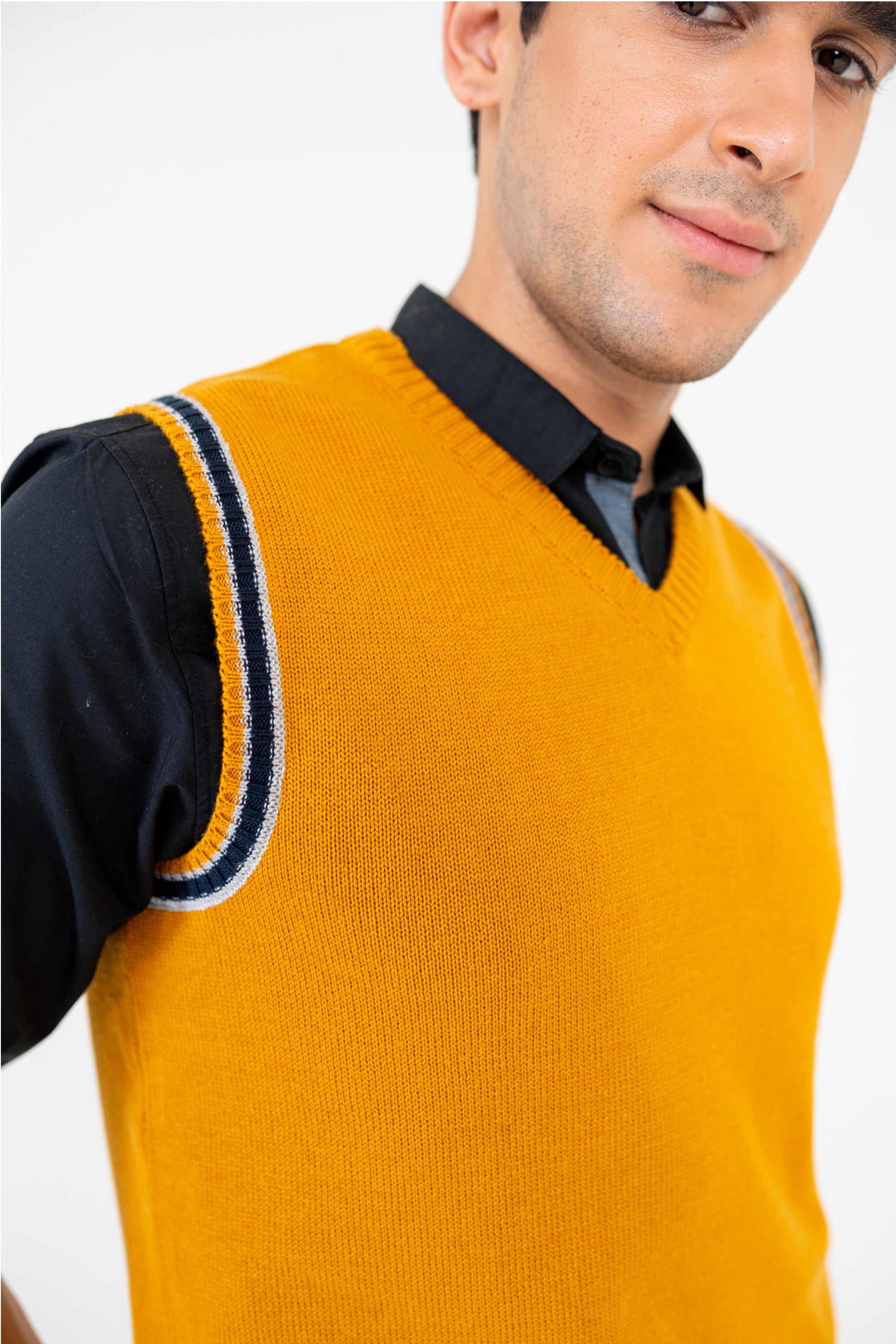 Mustard Sweater Vest