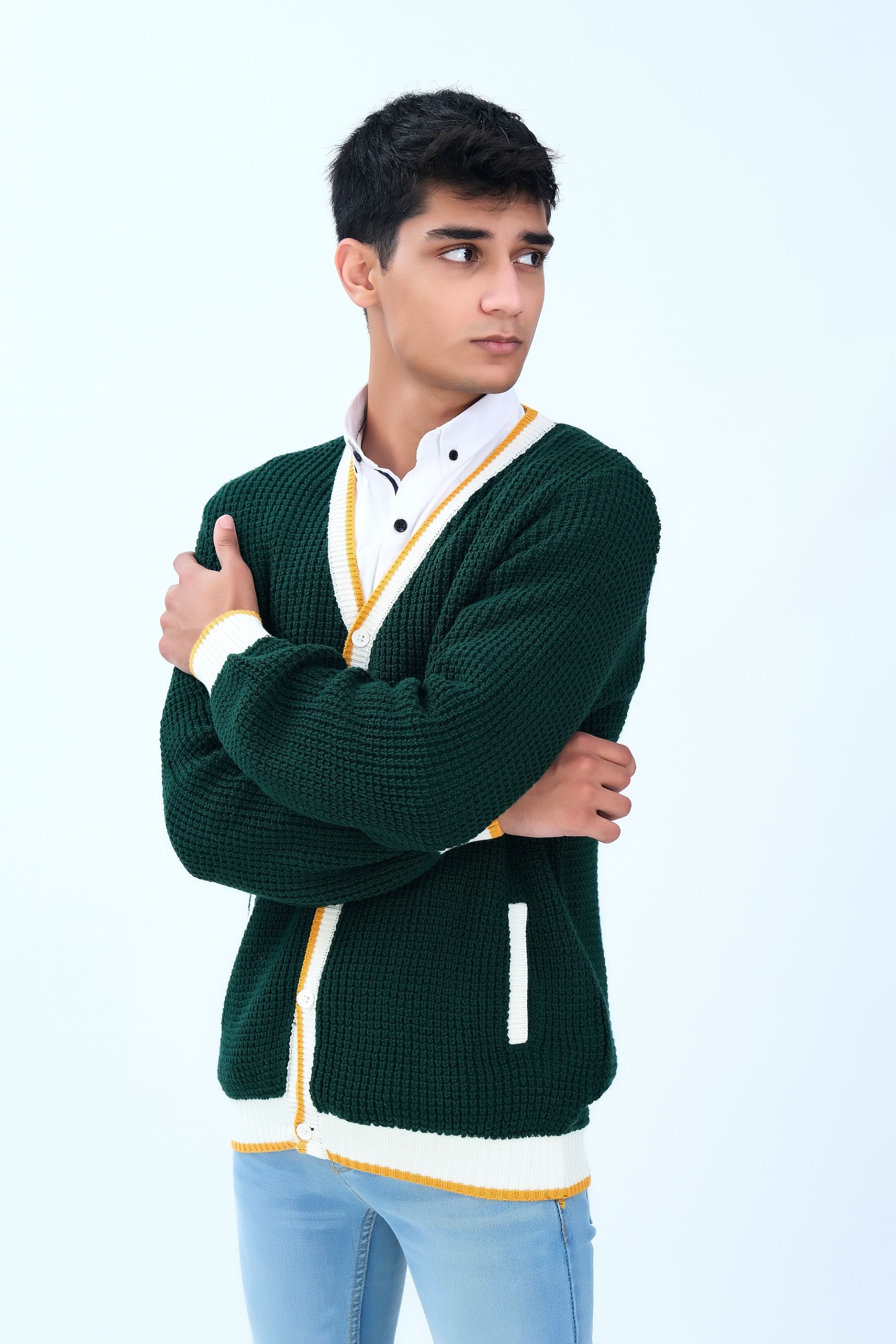 Minimalist Green Sweater