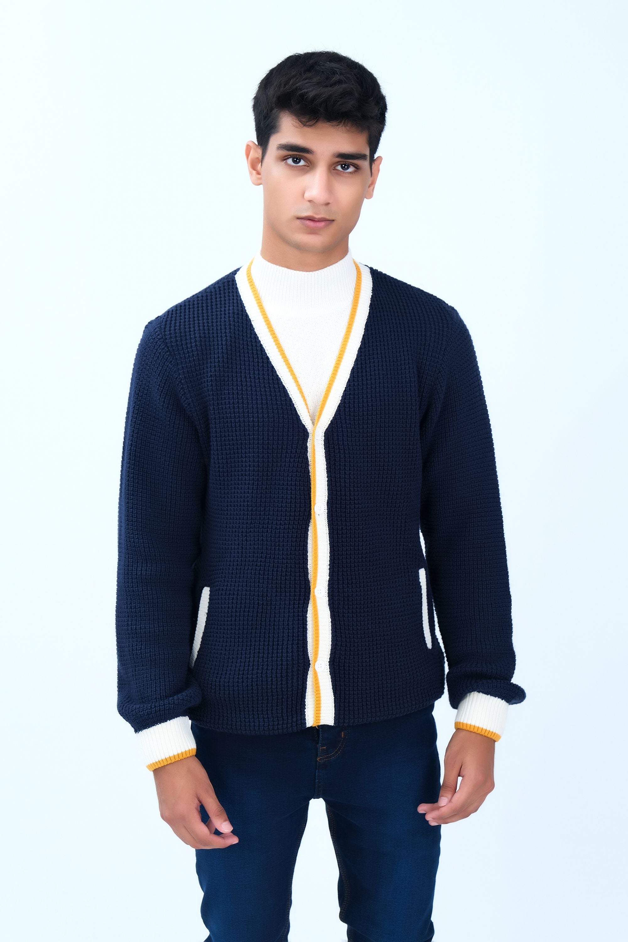 Navy Minimalist Sweater