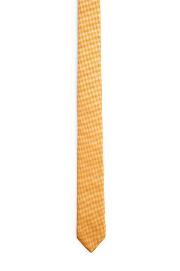 Plain Mustard Tie Loose