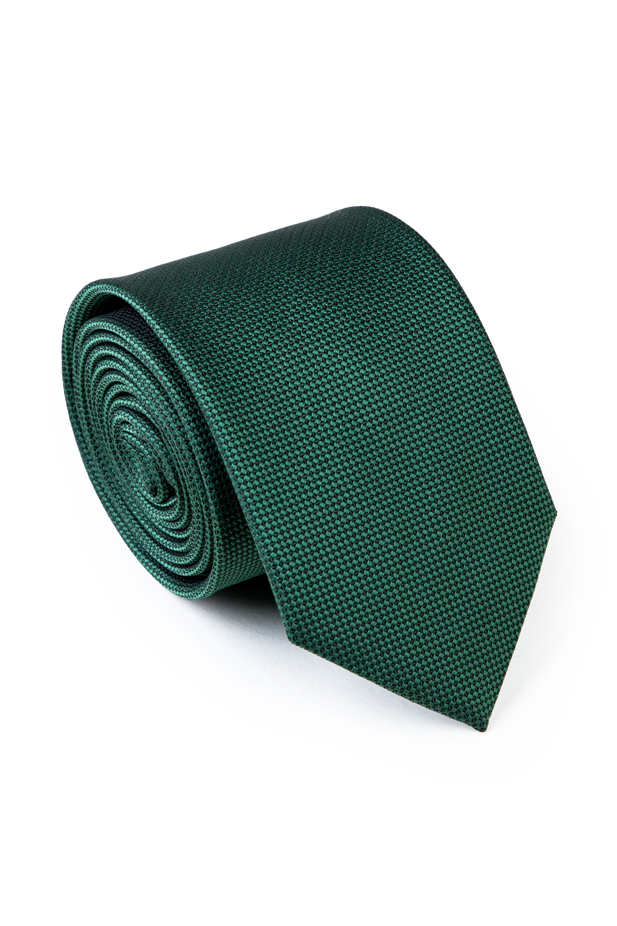 Formal Green Tie Loose