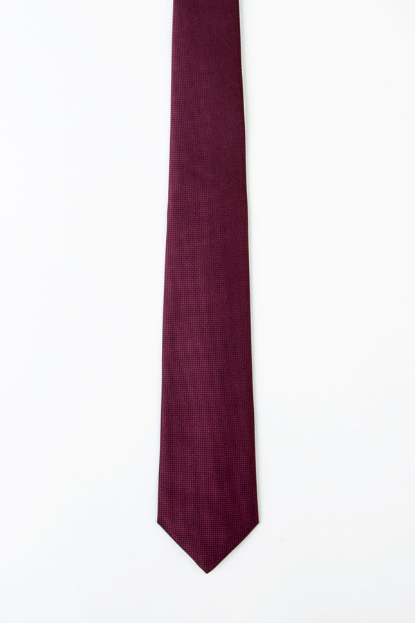 Formal Maroon Tie Loose