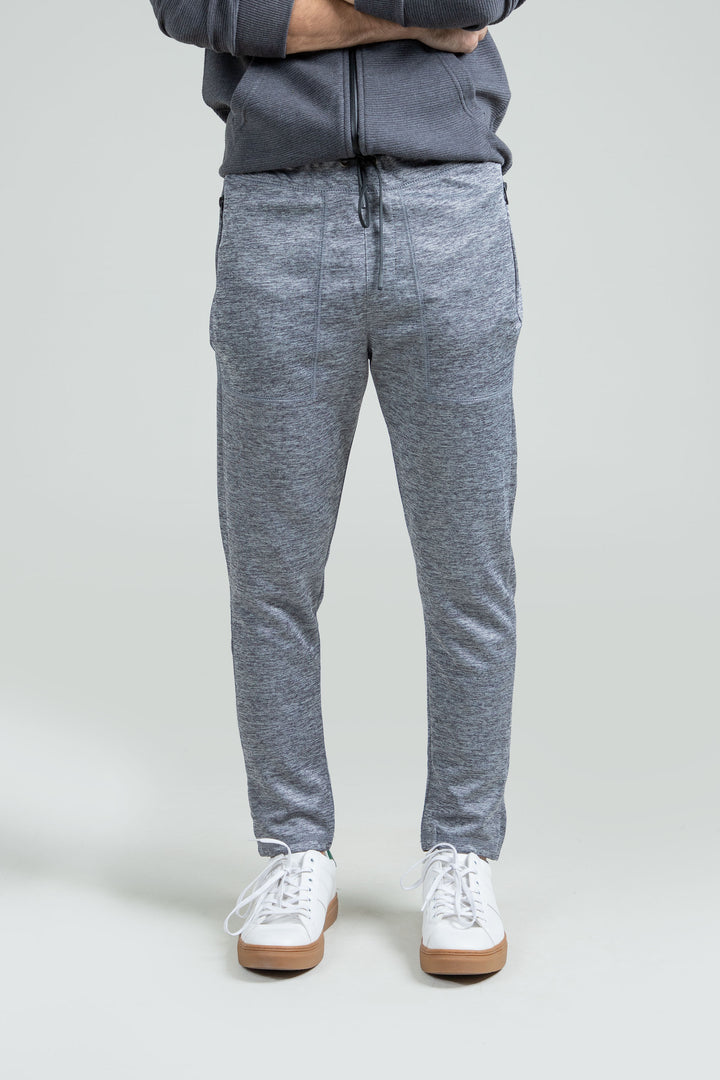 Grey Melange Trousers Equator