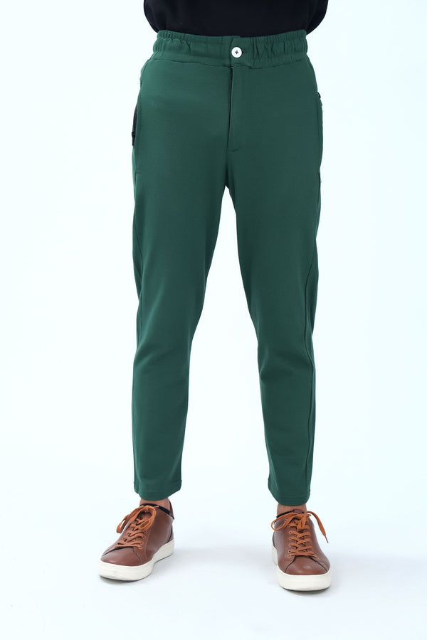 Green Terry Trousers