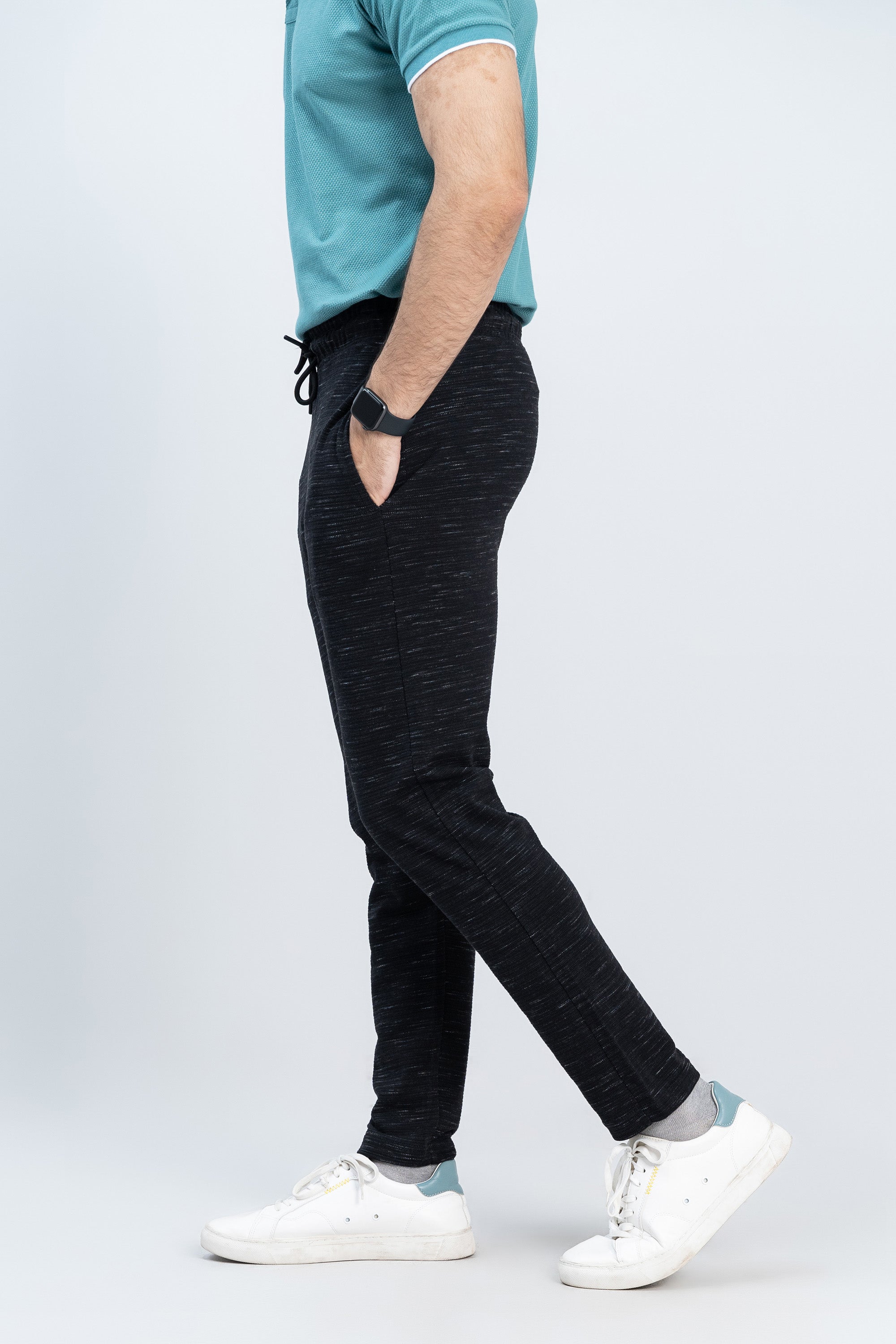 Comfy Black Knitted Trousers
