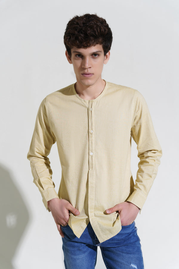 Pale Yellow Shirt