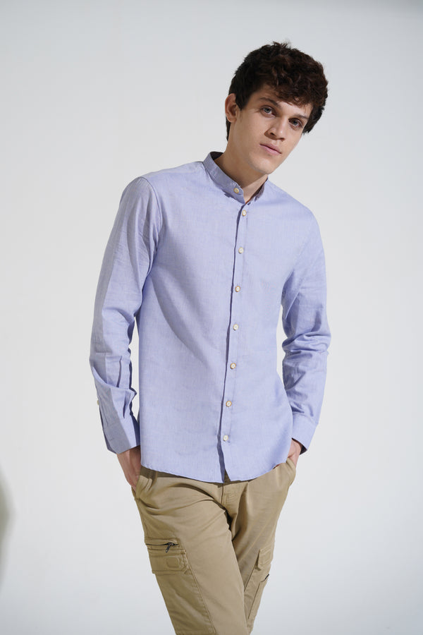 Sky Oxford Shirt