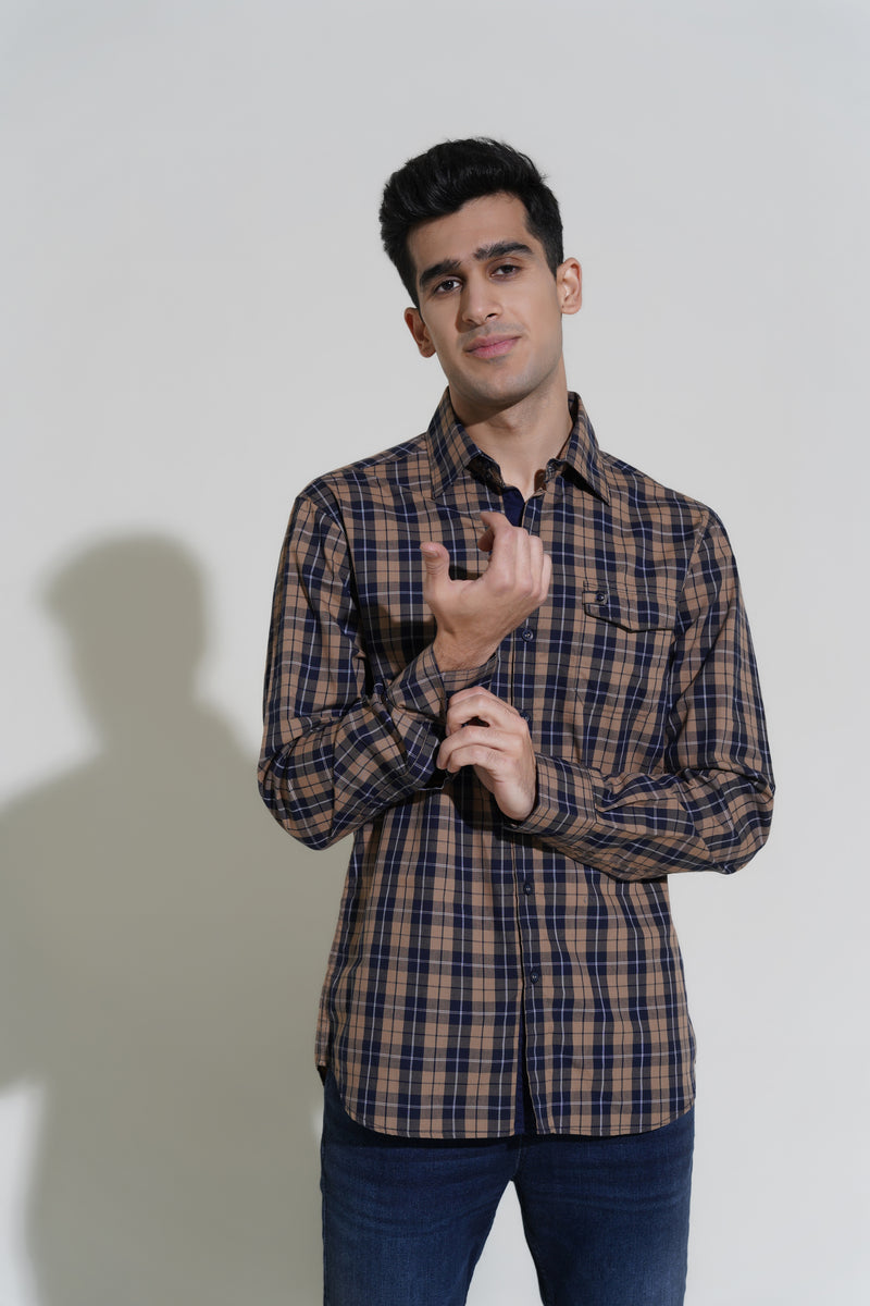 Teak Plaid Shirt – Equator Stores