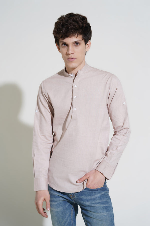 Beige Casual Shirt FS