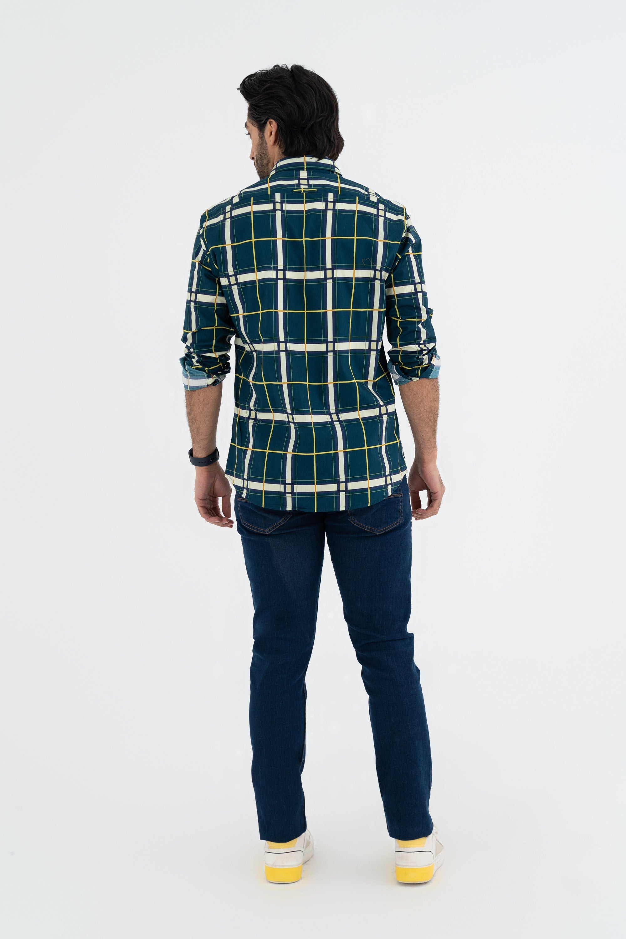 Green Digital Print Shirt