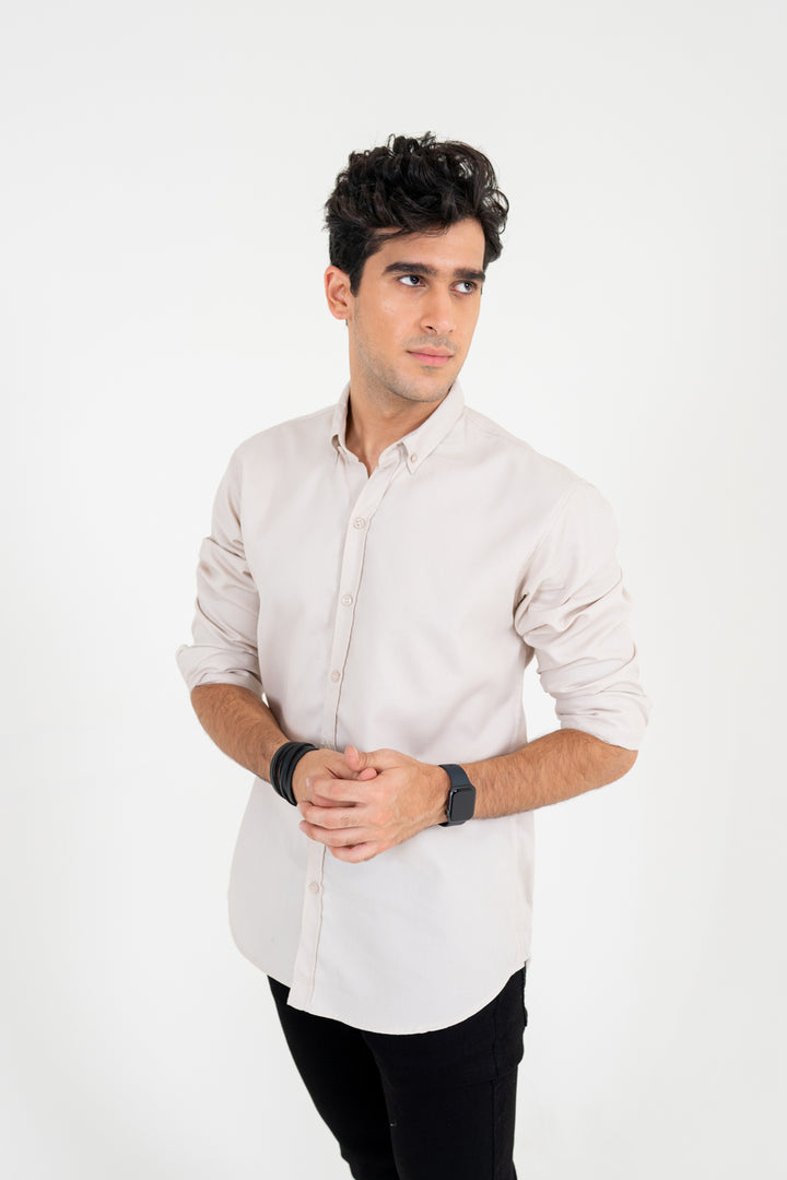 Ivory Jacquard Shirt Equator