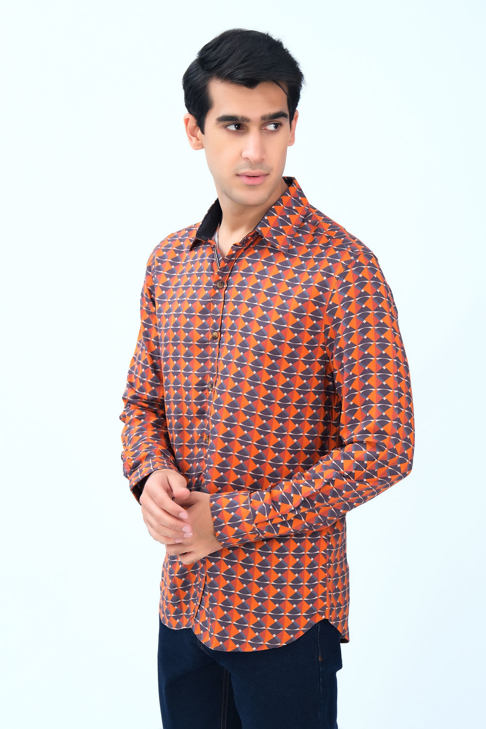 Casual Orange Shirt – Equator Stores