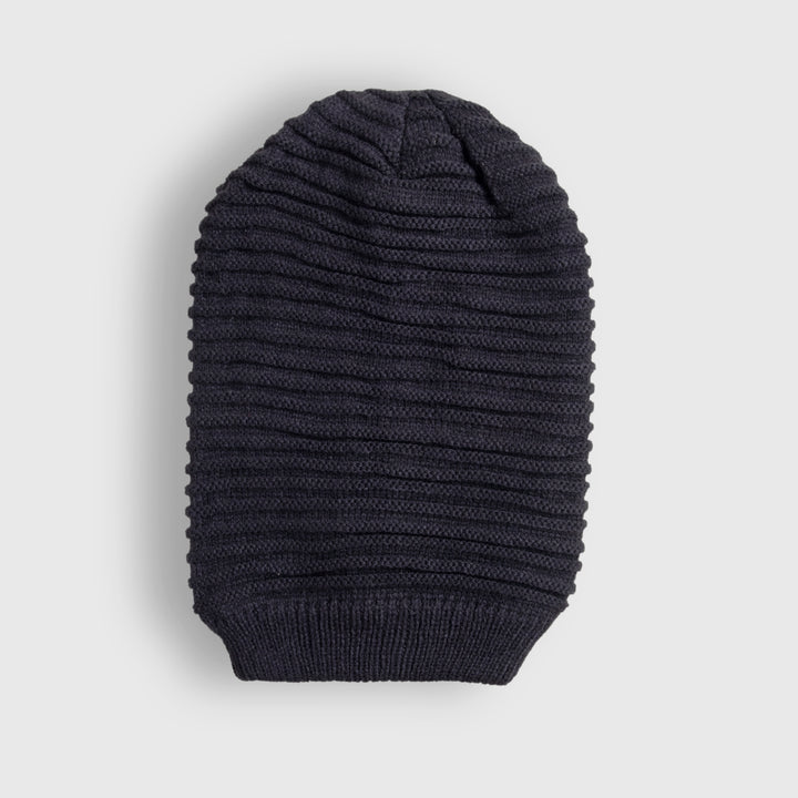 Black Knit Beanie Equator