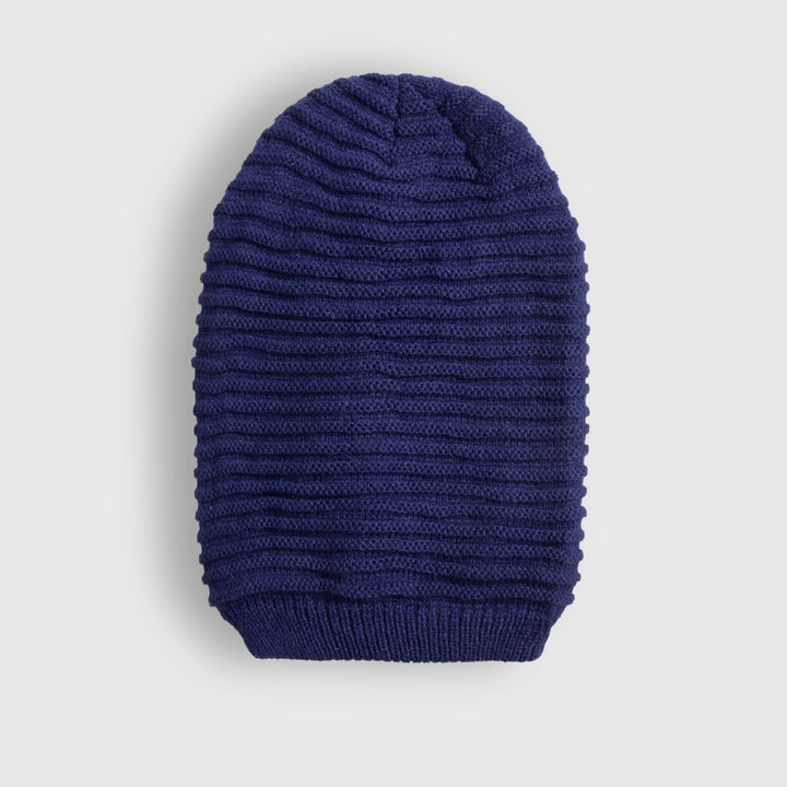 Blue Knit Beanie Equator