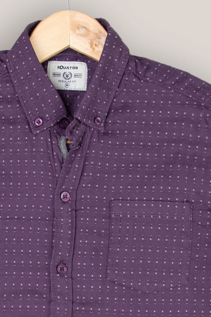 Purple Pattern Shirt Equator