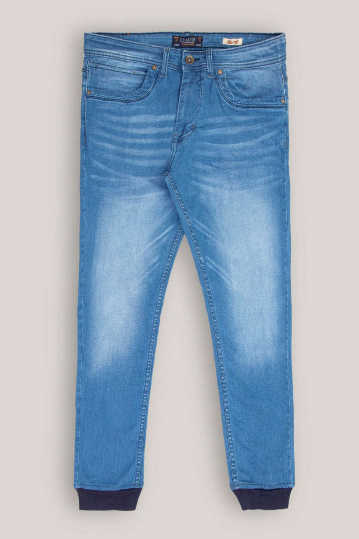 Ribbed Hem Jeans Equator