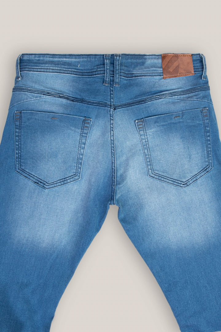 Ribbed Hem Jeans Equator