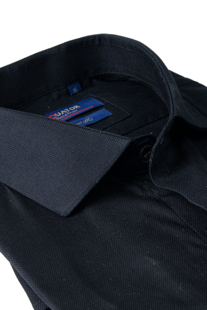 Black Shirt-Smart Fit Equator