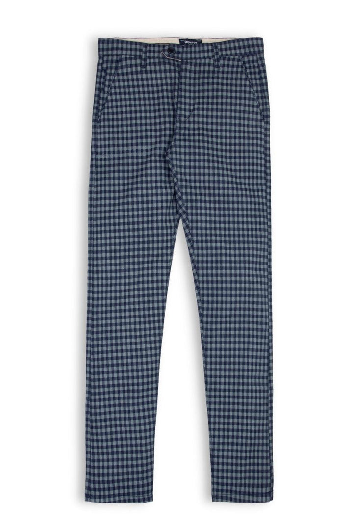 BLUE GINGHAM PANTS - Equator Stores