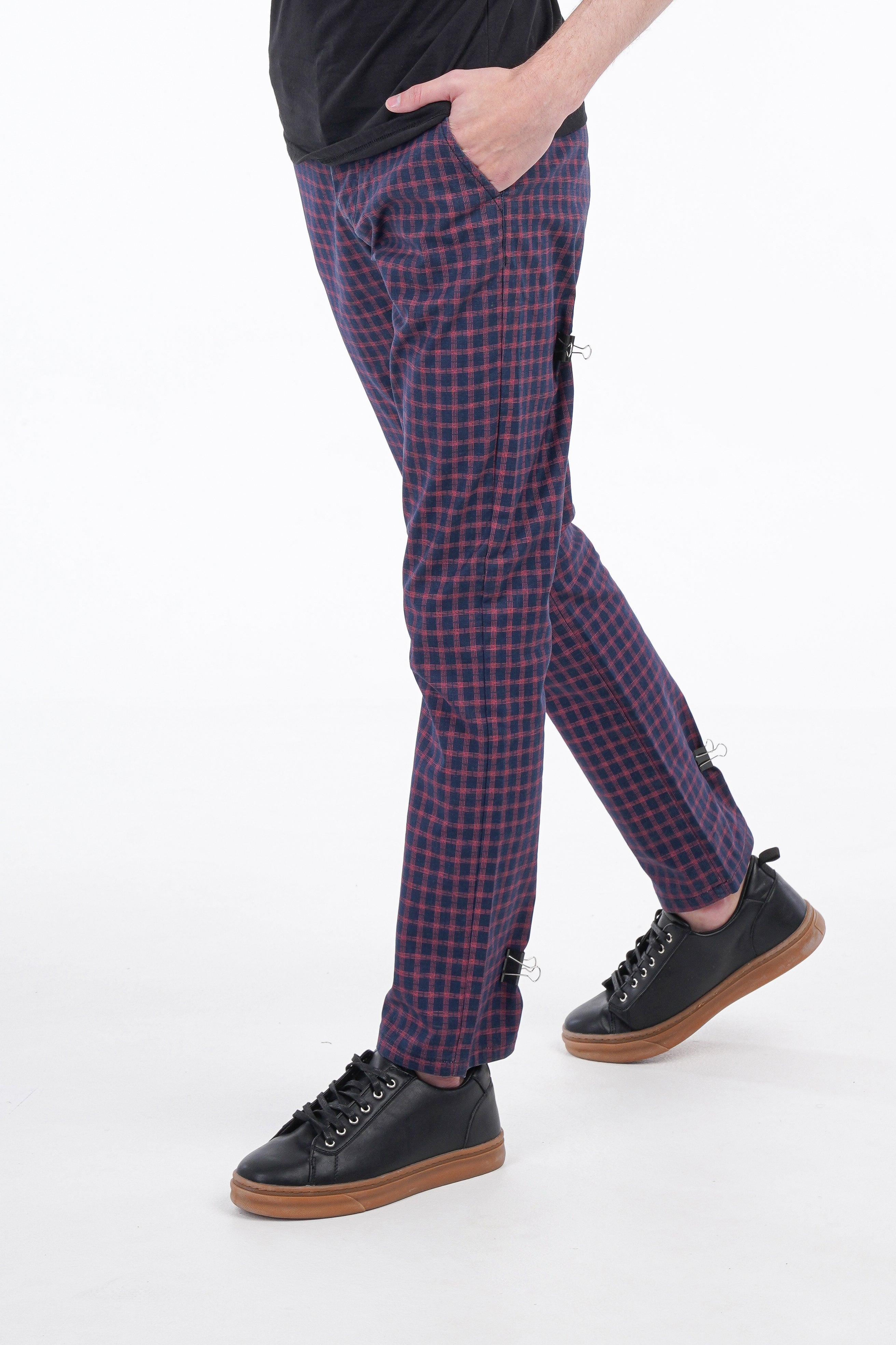 Red Checker Pants