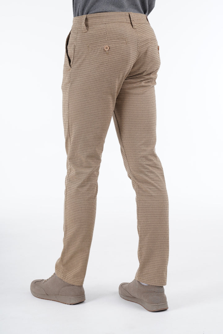 Mocha Grid Pants Equator