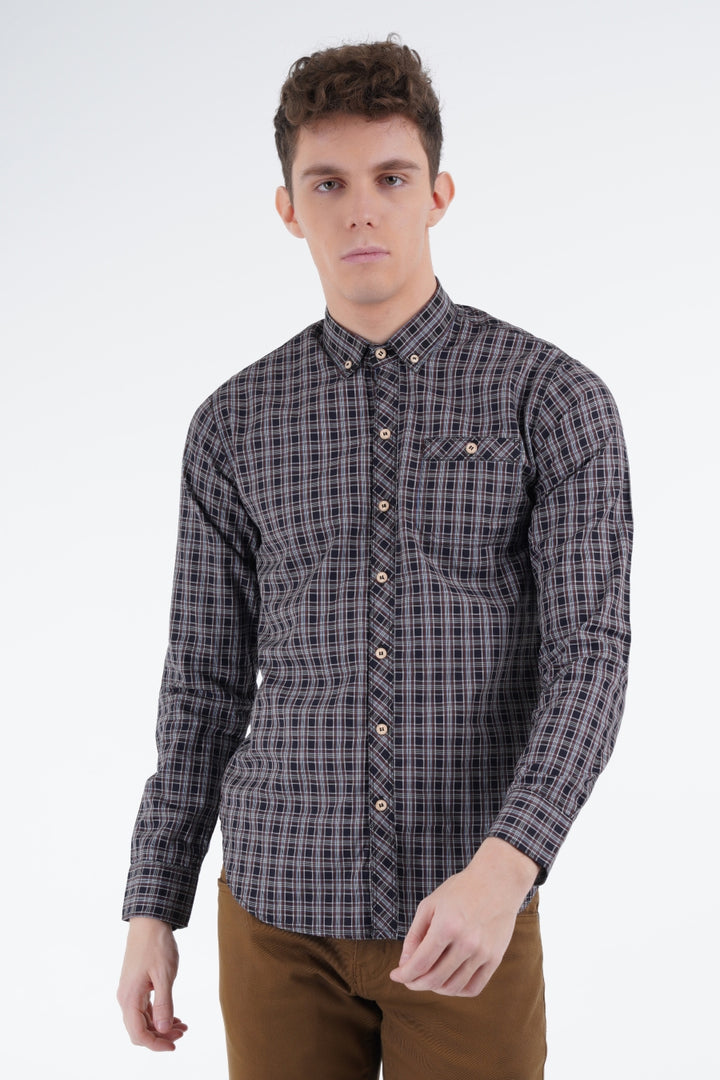 Black Tartan Shirt Equator