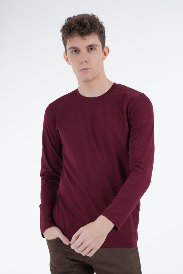 Maroon Plain Shirt Equator