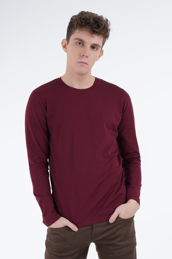 Maroon Plain Shirt Equator