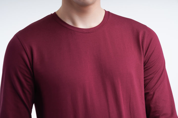 Maroon Plain Shirt Equator